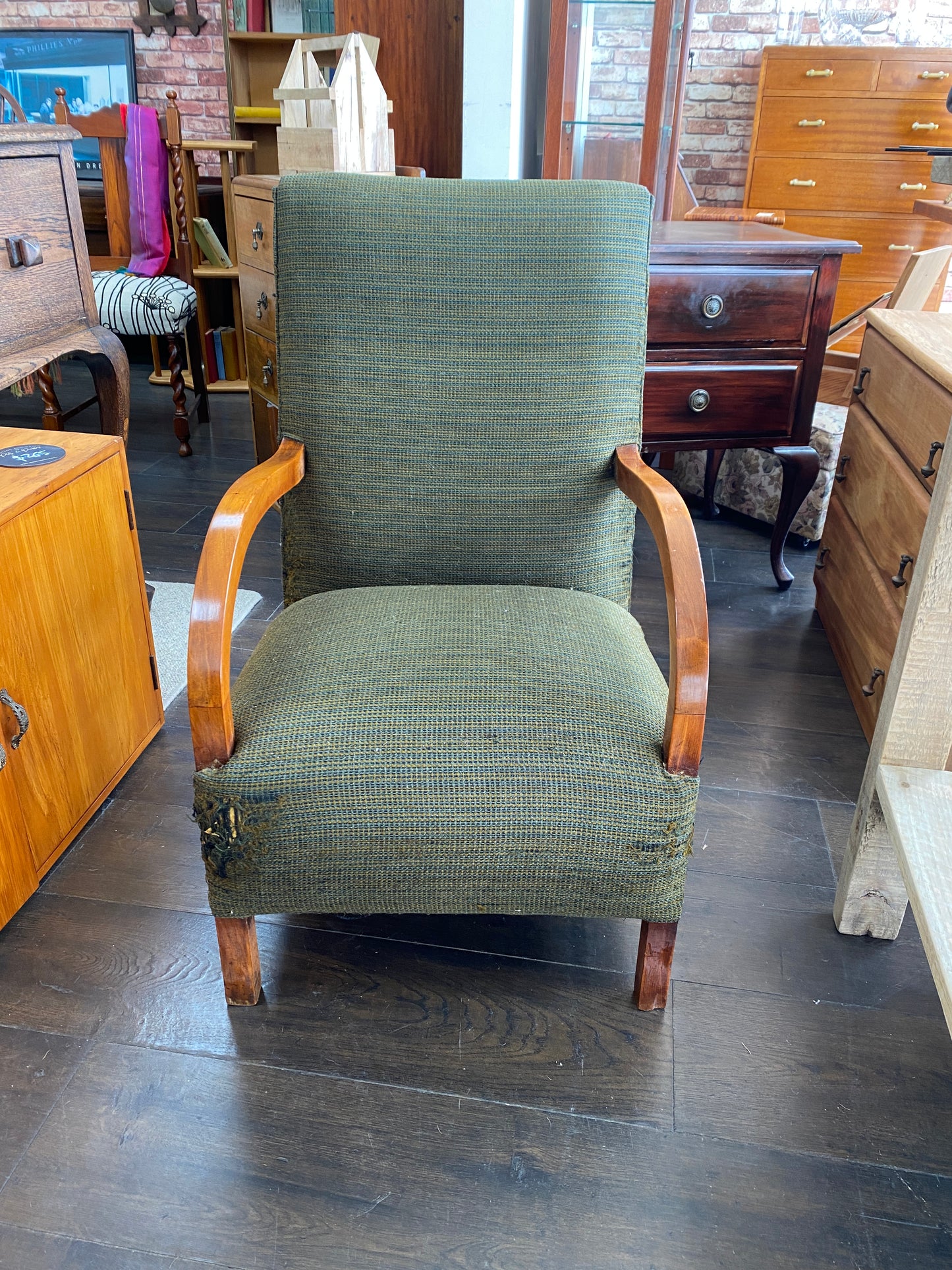 1950s Club/Lounge Chair w Rimu Frame