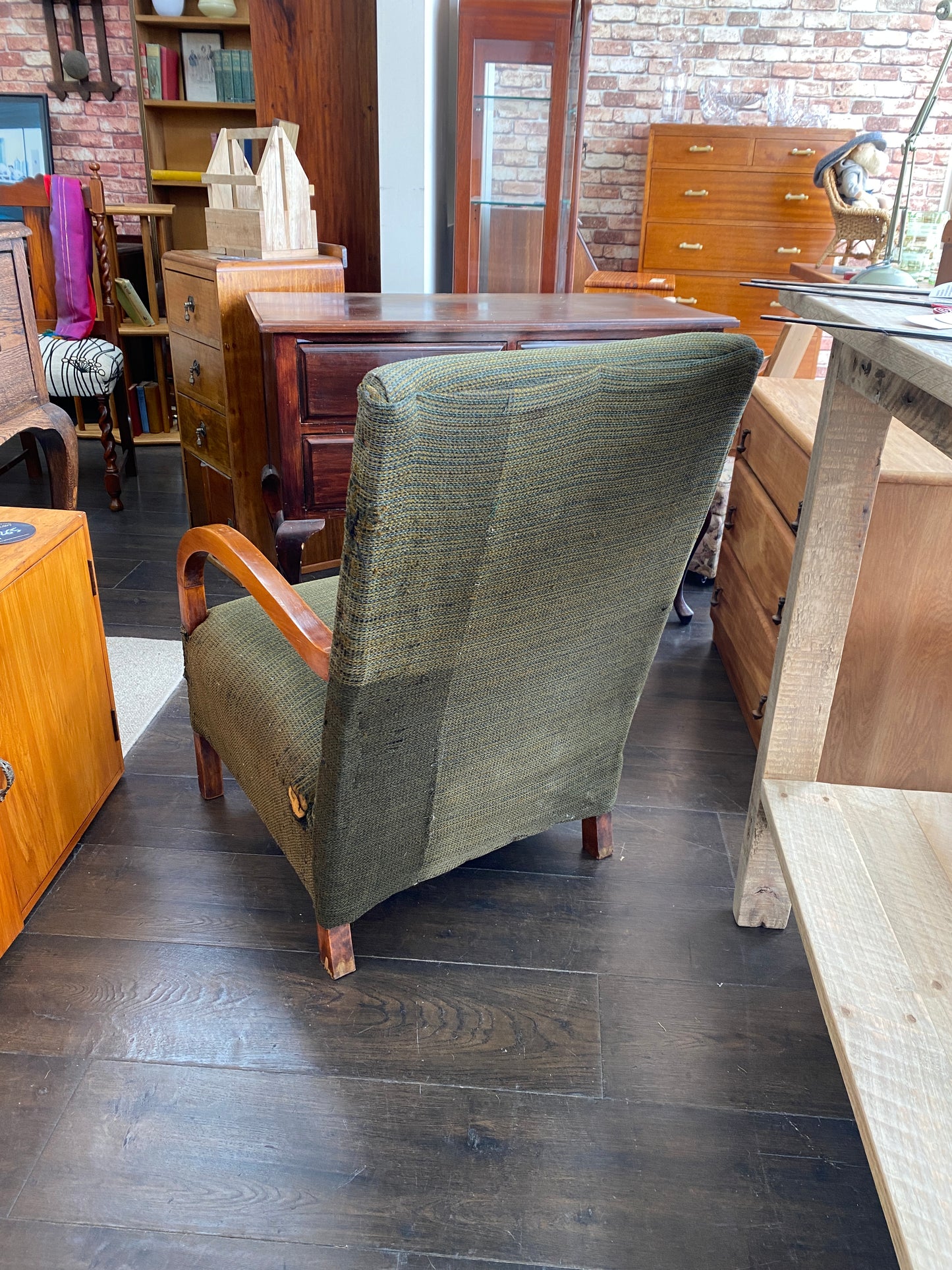 1950s Club/Lounge Chair w Rimu Frame