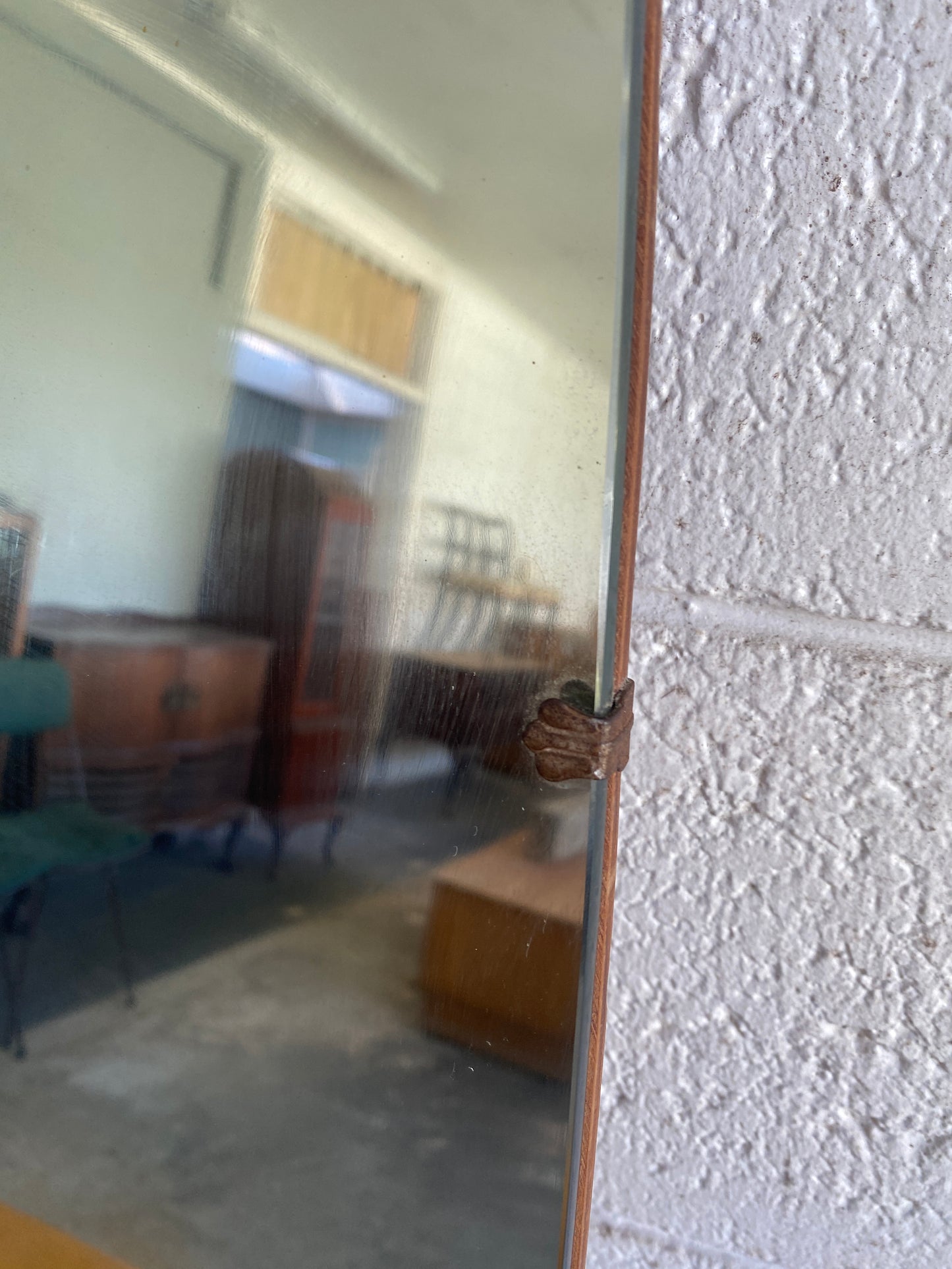 1960s Mirror with Clamshell Clasps