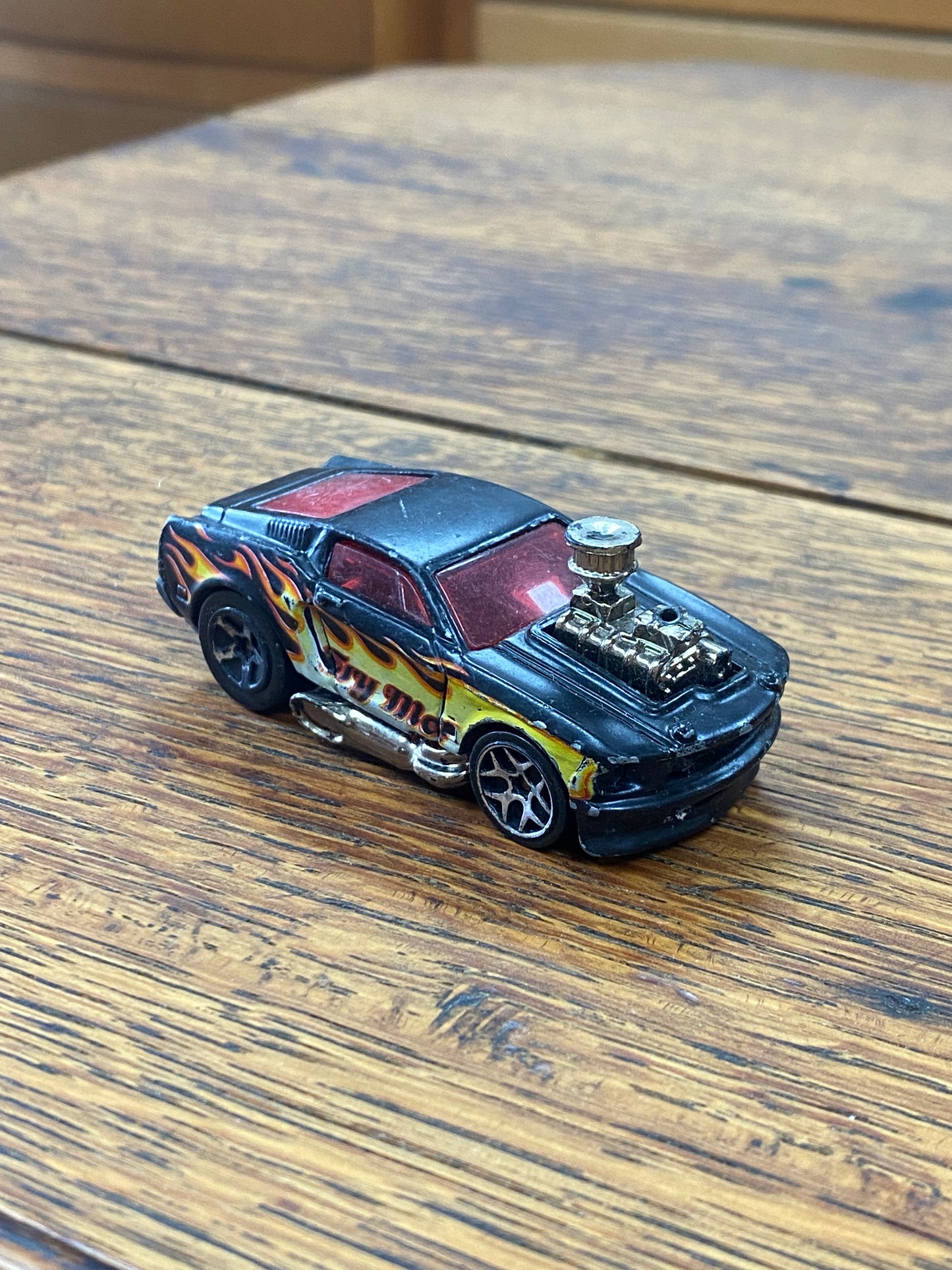 2002 Hot Wheels 1968 Mustang "Try Me" with Flames