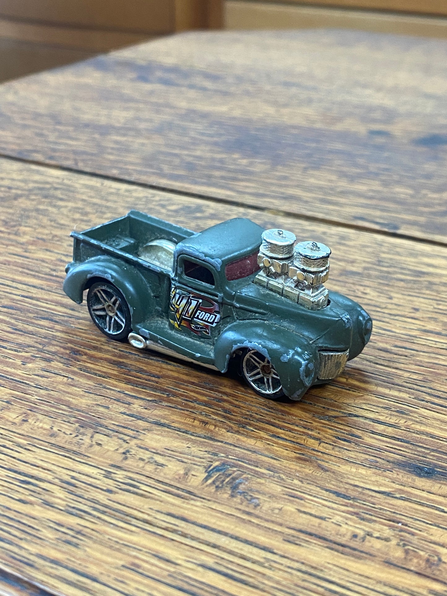 2002 Hot Wheels Green 1941 Ford Pickup Truck