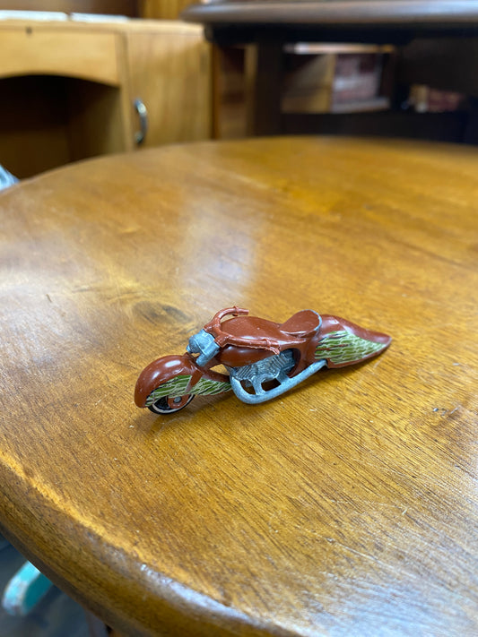 2007 Hot Wheels Camouflage W-Oozie Motorcycle Flat Brown Die Cast