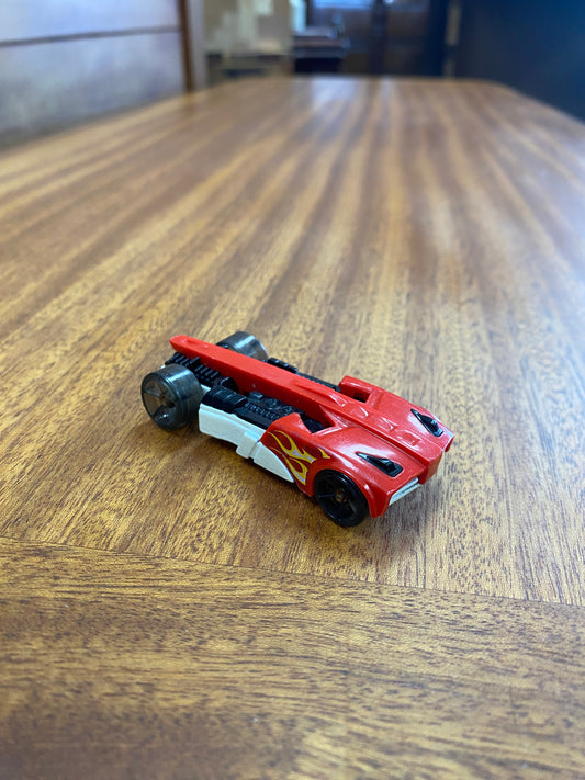 2007 Hot Wheels Red/White/Black Buzz Bomb