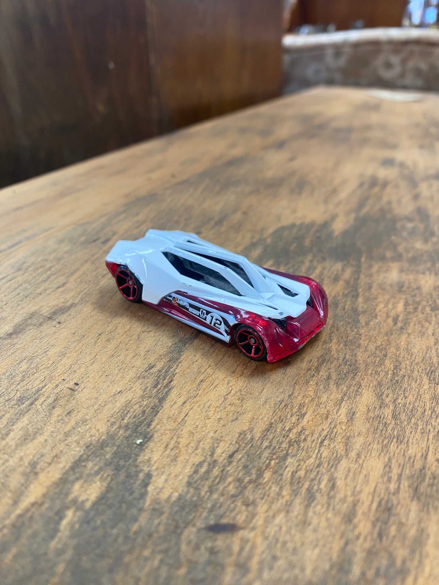 2012 Hot Wheels Track Stars Series #76 Split Vision White