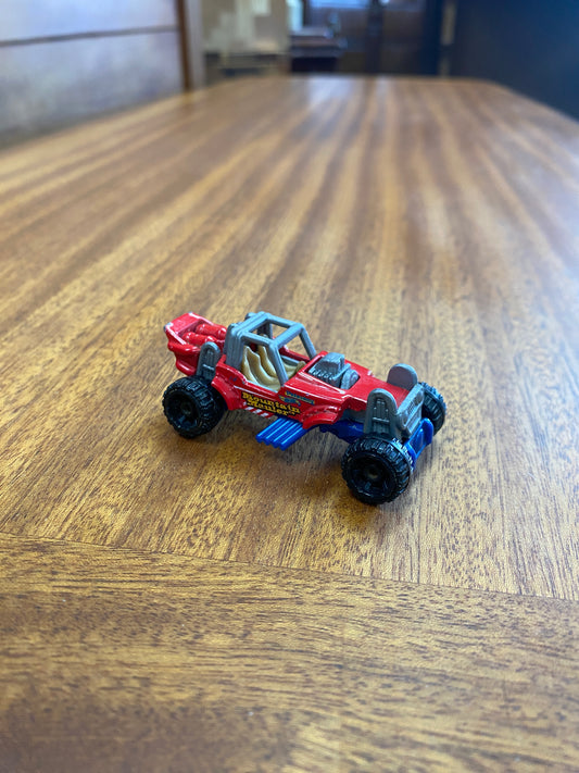 2014 Hot Wheels MOUNTAIN MAULER RED JEEP