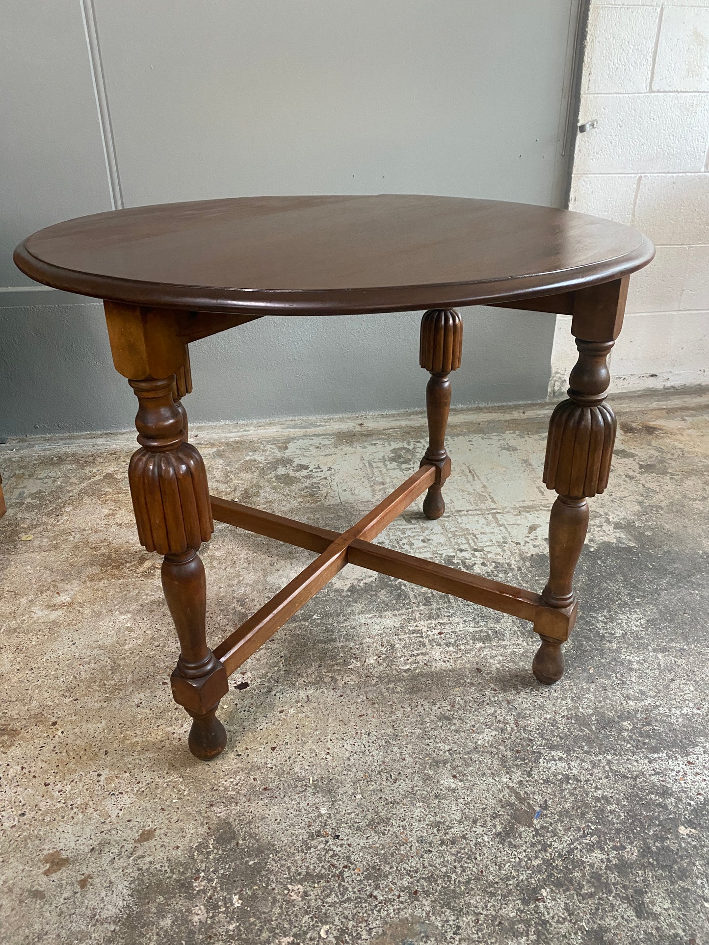 Antique Edwardian Walnut Occasional Table