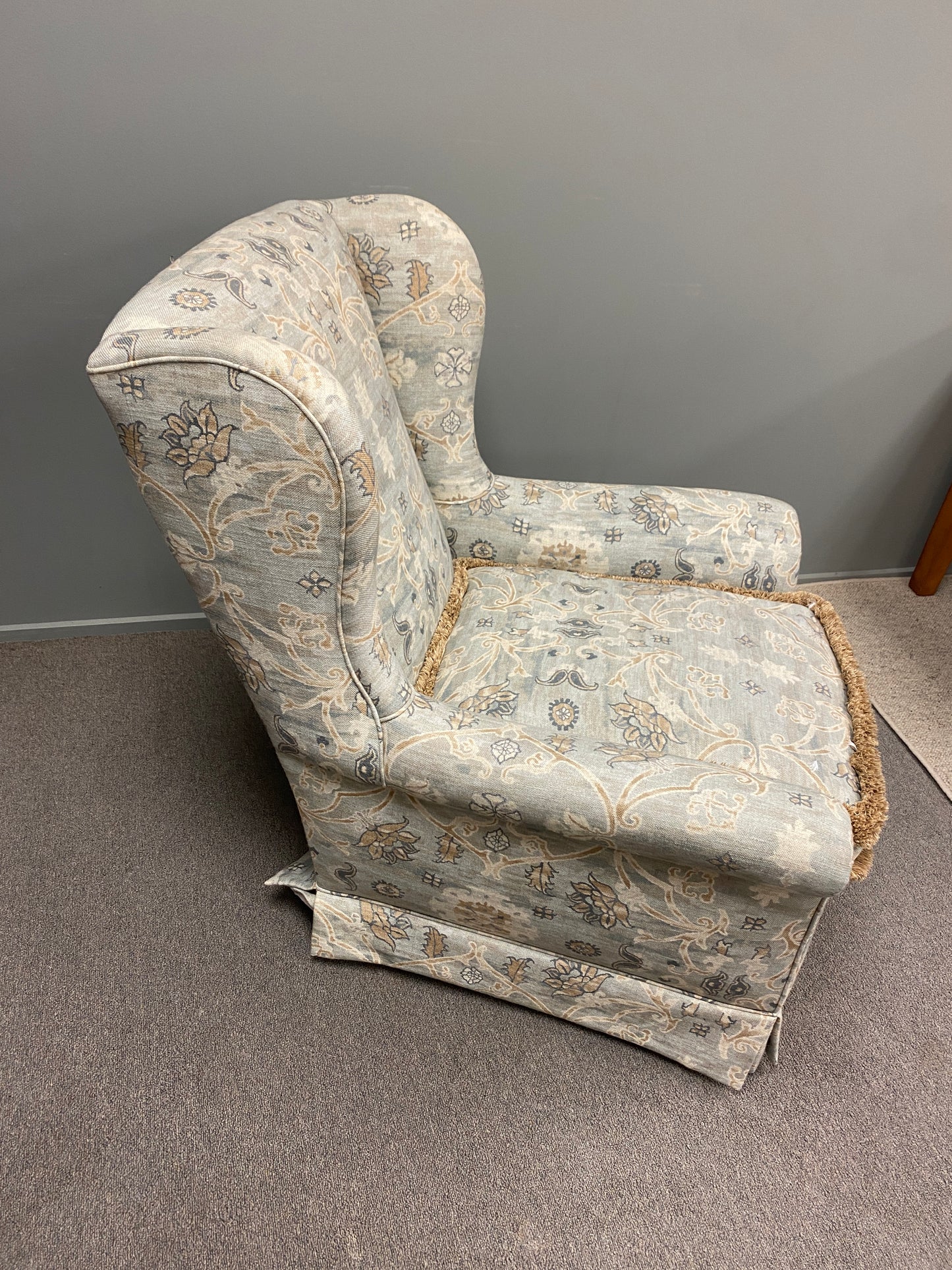 Antique Wingback Reading Chair