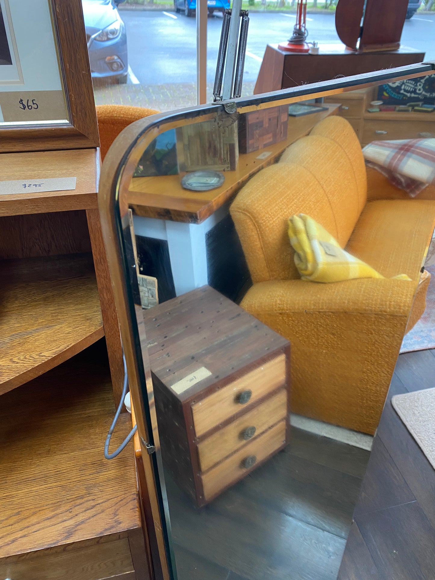 Art Deco Bevelled Dressing Mirror