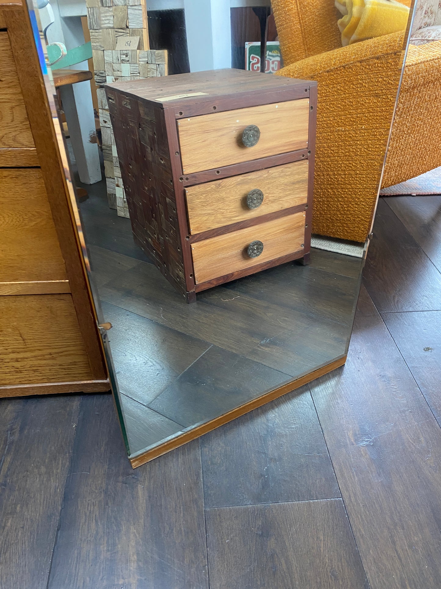 Art Deco Bevelled Dressing Mirror