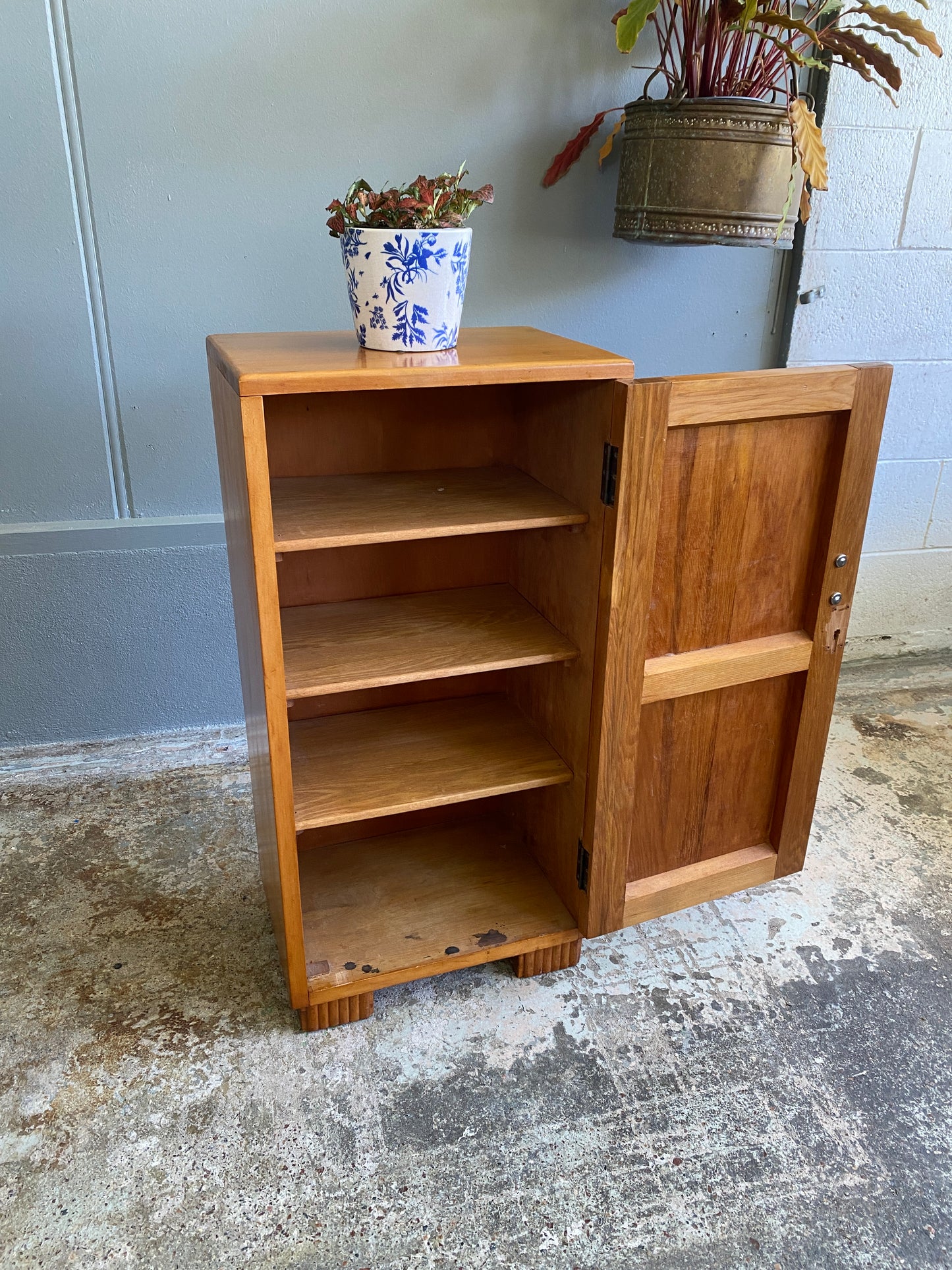 Art Deco Rimu Tall Night Stand