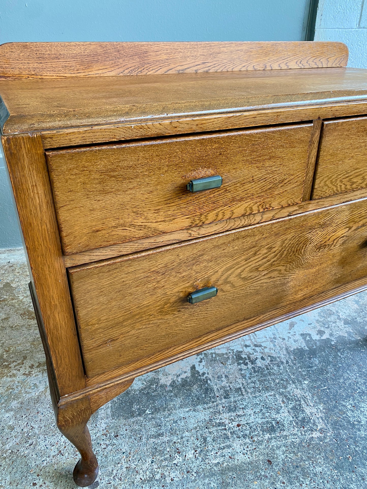 Art Deco Solid Oak Drawers
