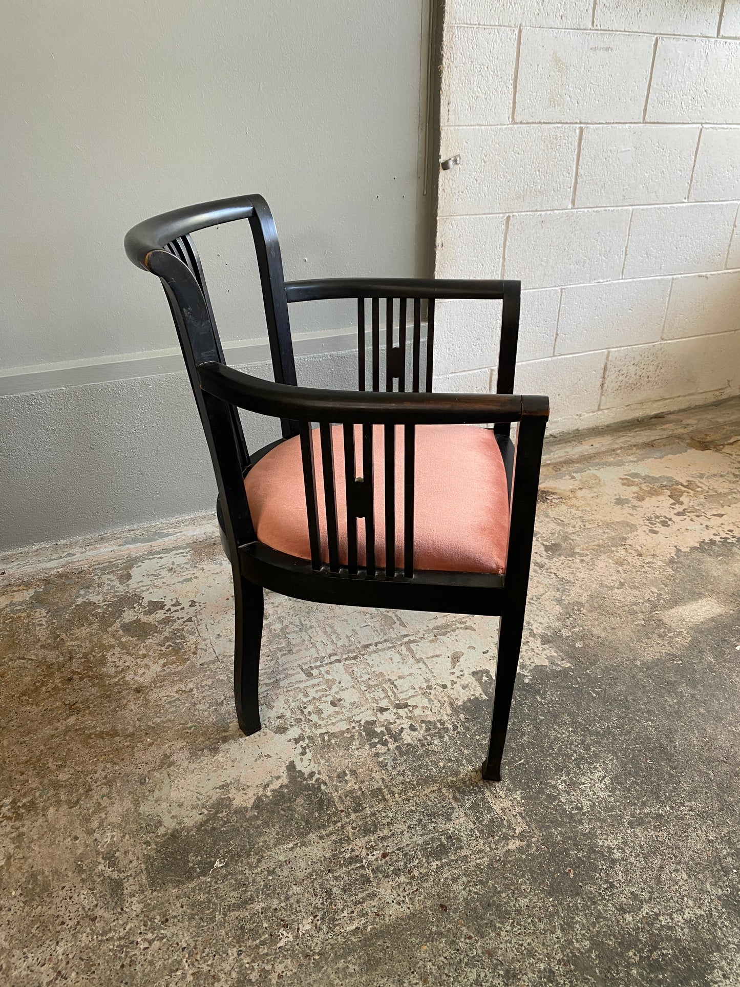 Art Nouveau Painted Chair