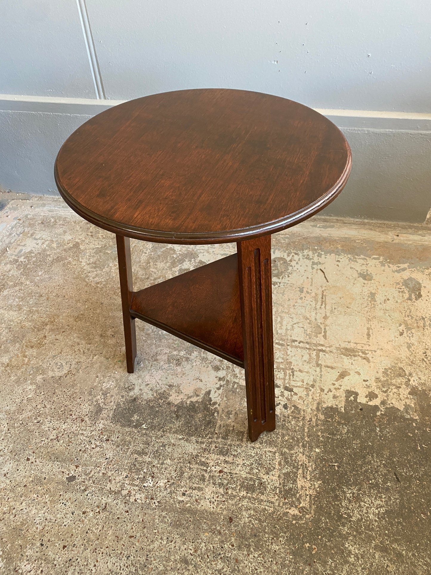 Arts & Crafts Occasional Table w. Triform Legs #1