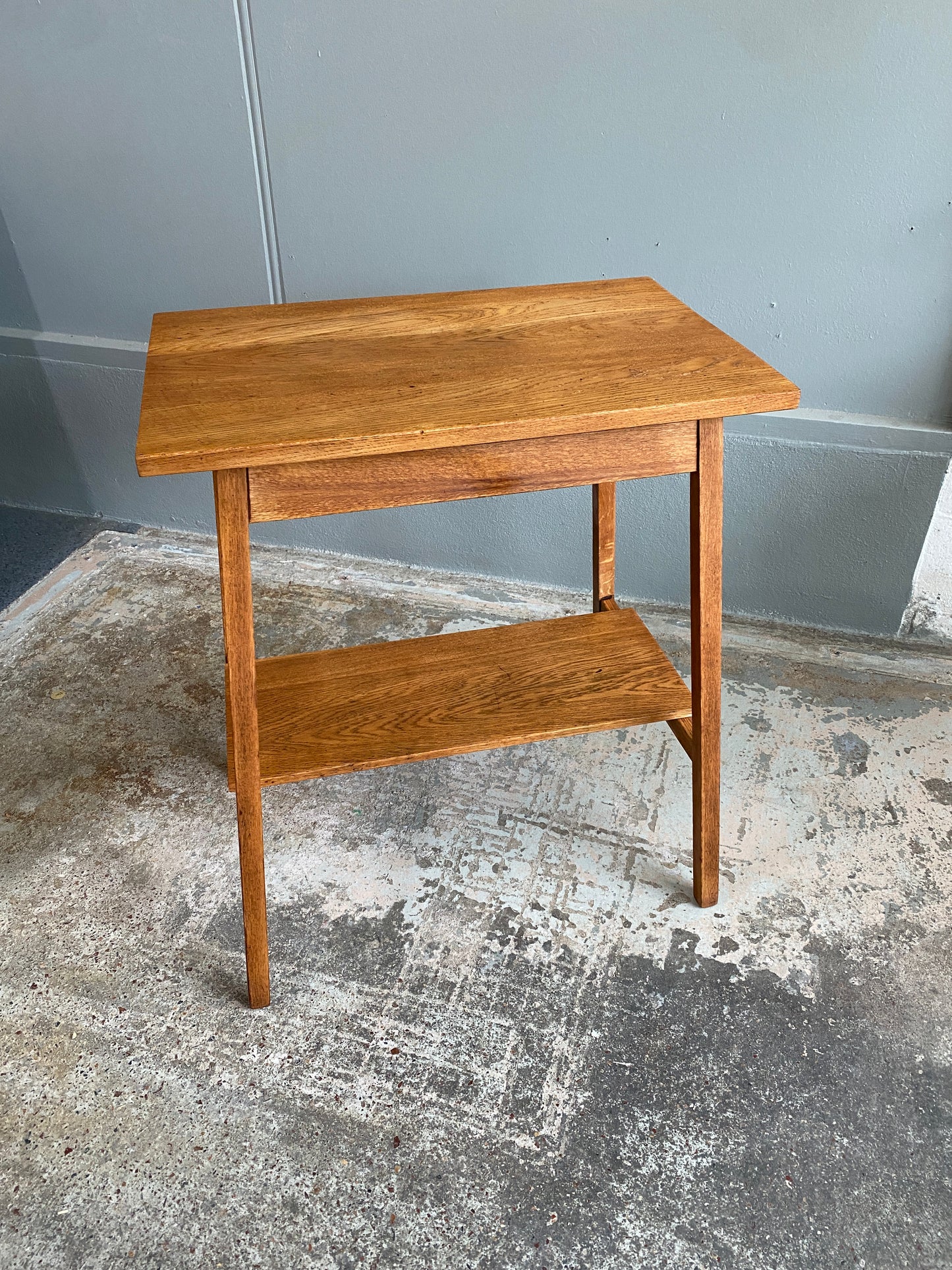Arts & Crafts Solid Oak Hall Table