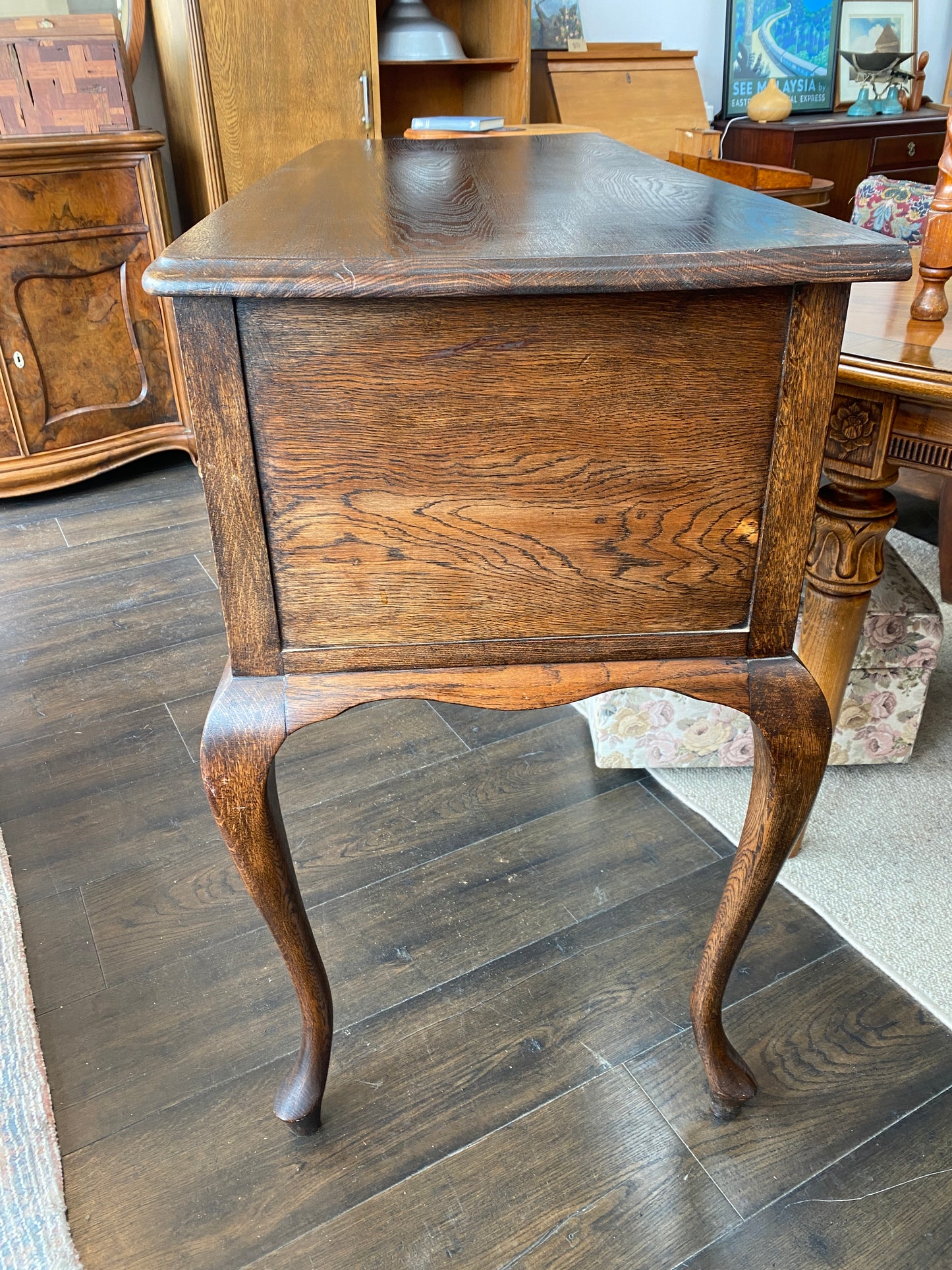 Arts & Crafts Solid Oak Vanity/Dresser