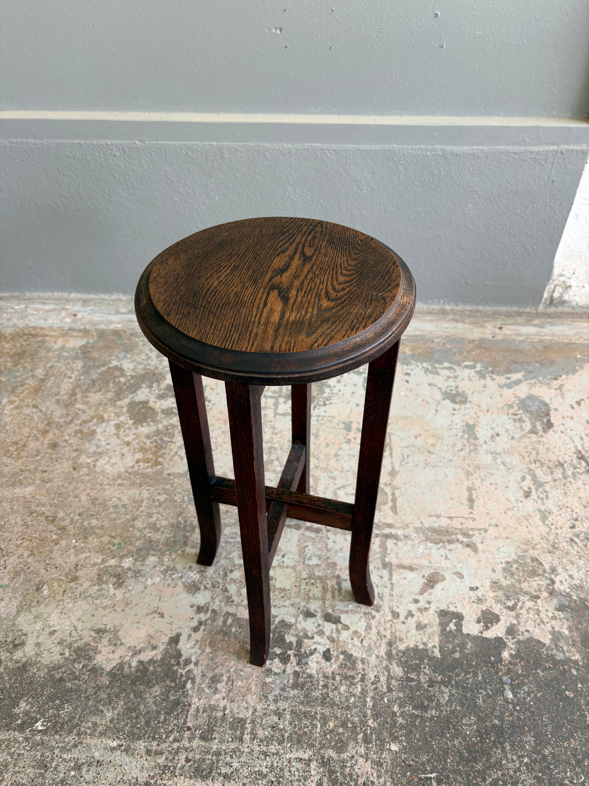 Arts & Crafts Solid Oak Wine Table