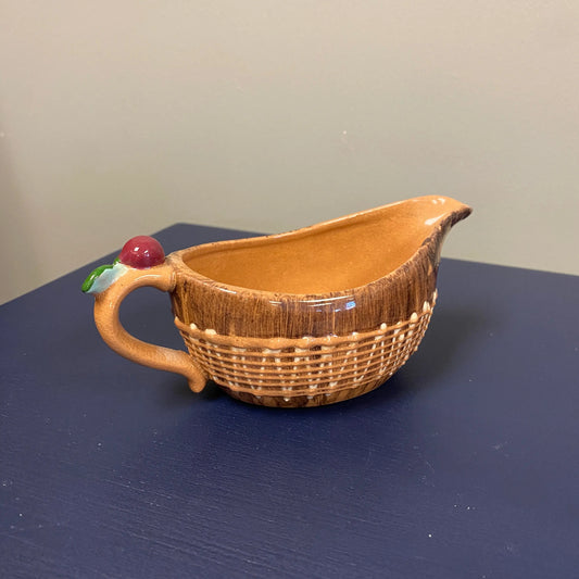 Basket Design Small Ceramic Jug