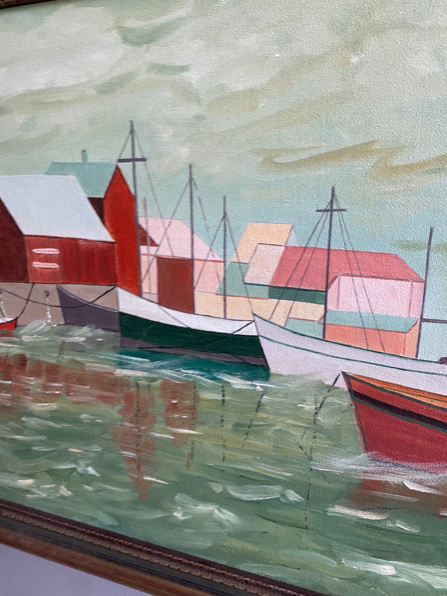 Boats at The Wharf by Marianne Piri (1981)
