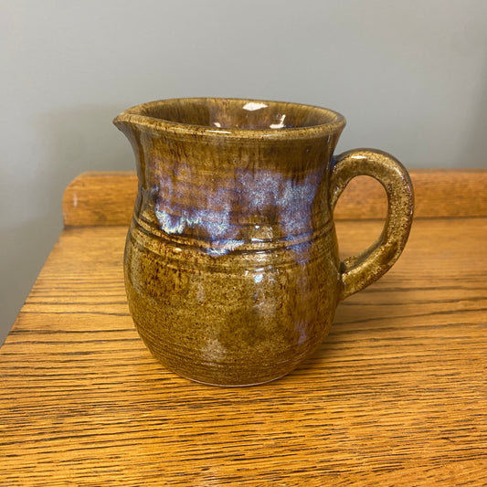 Brown/Blue Glaze Jar
