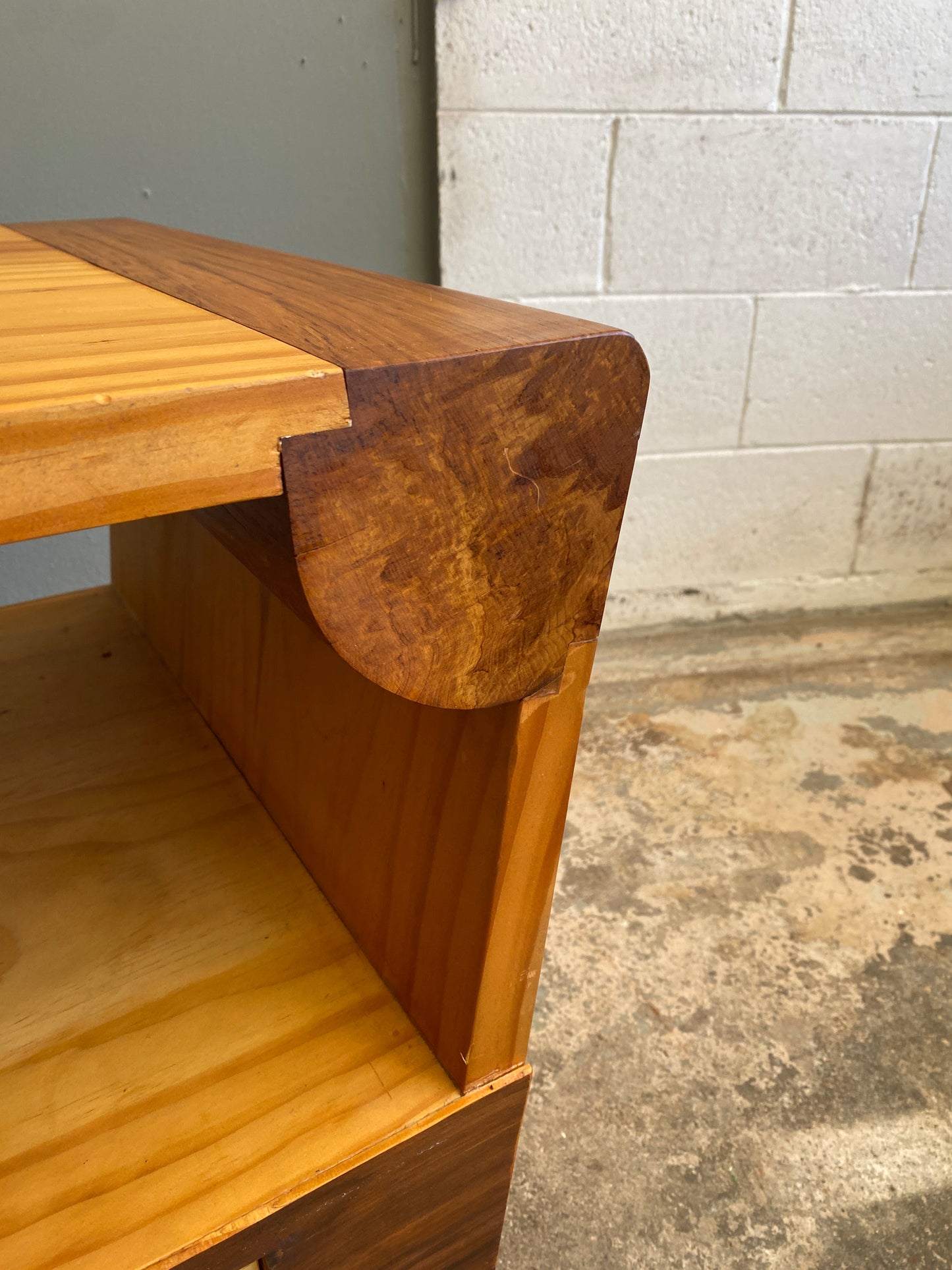 Custom Made Art Deco Style Coffee Table