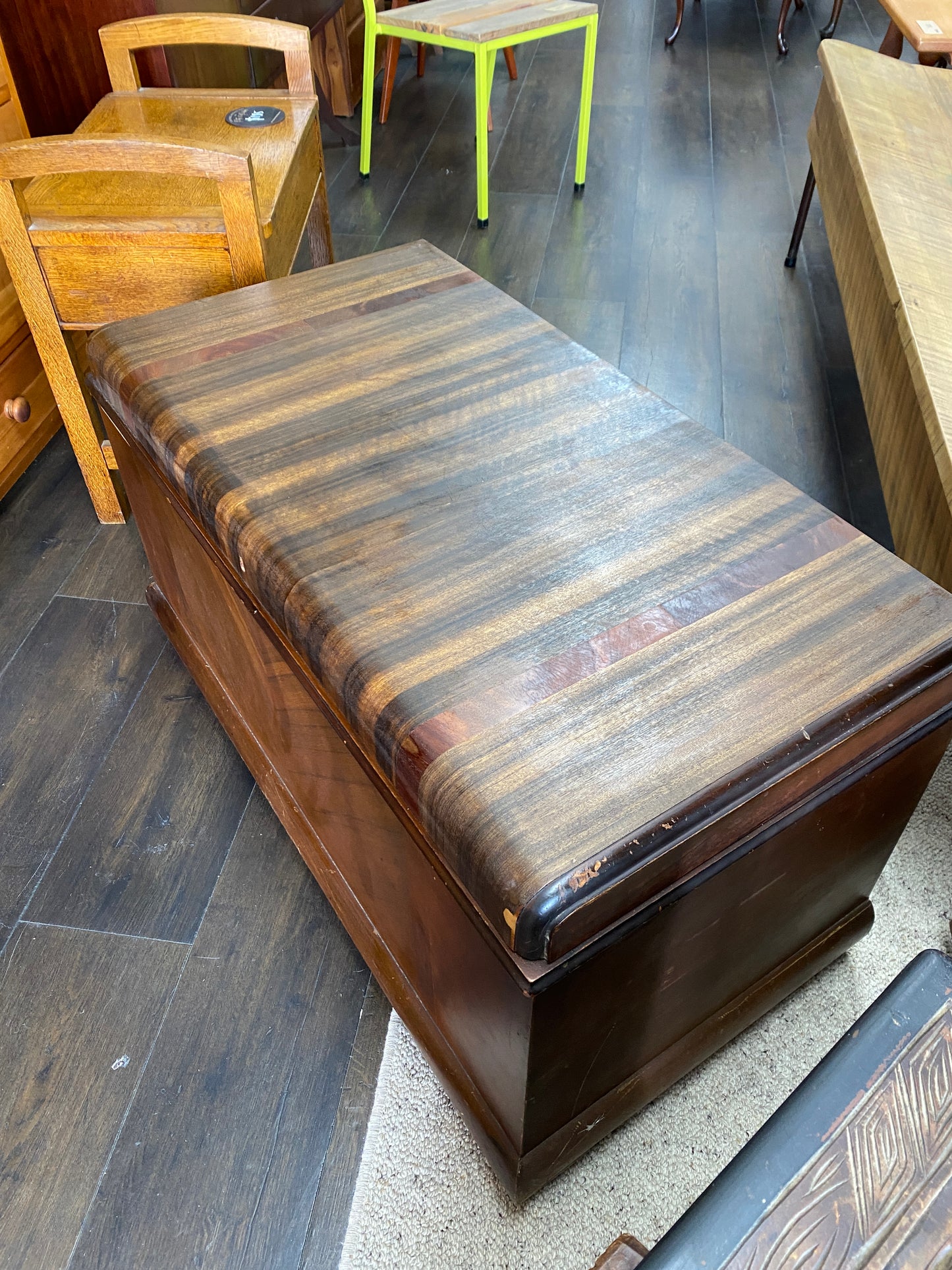 English Art Deco Blanket Box