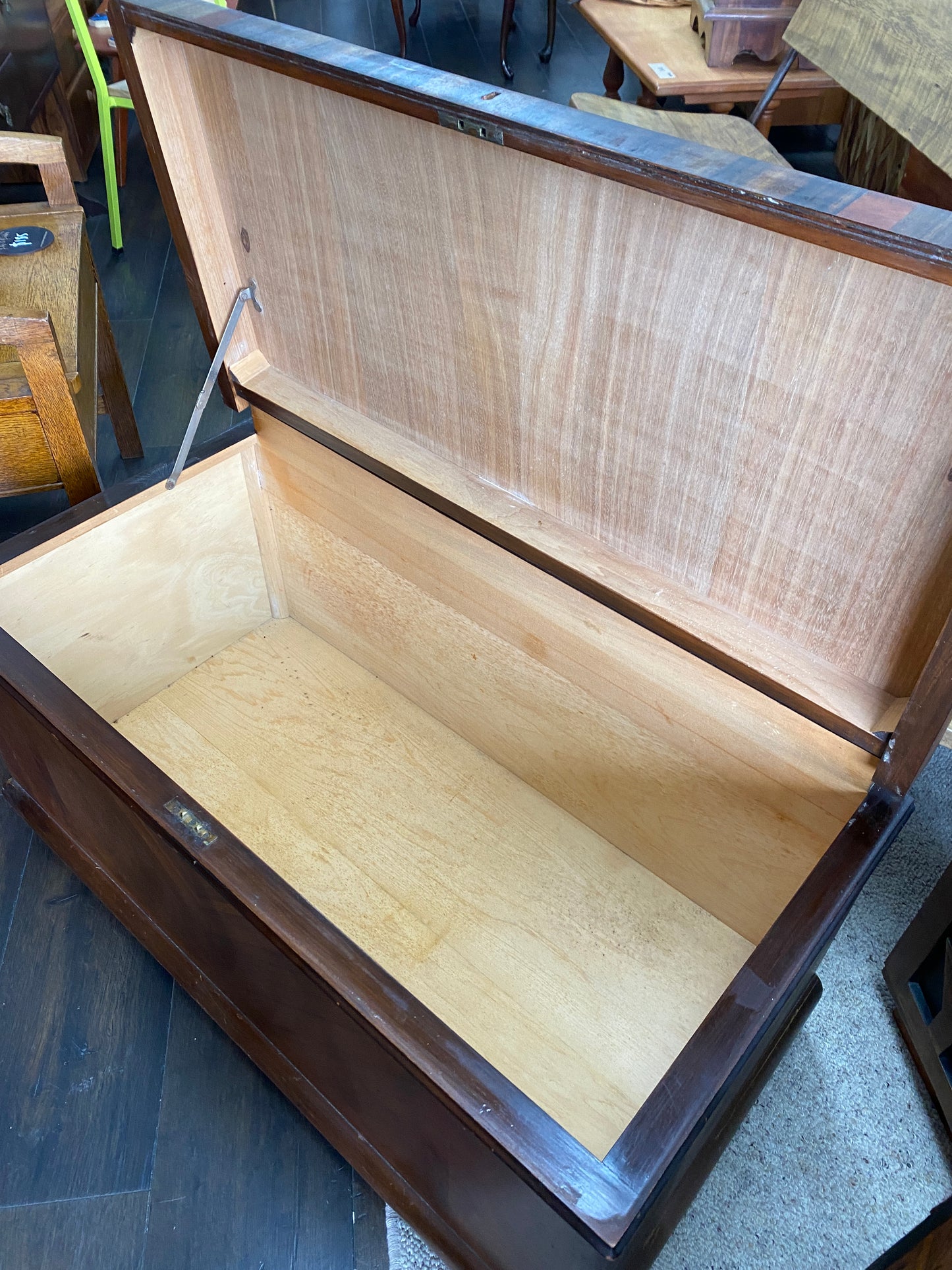English Art Deco Blanket Box