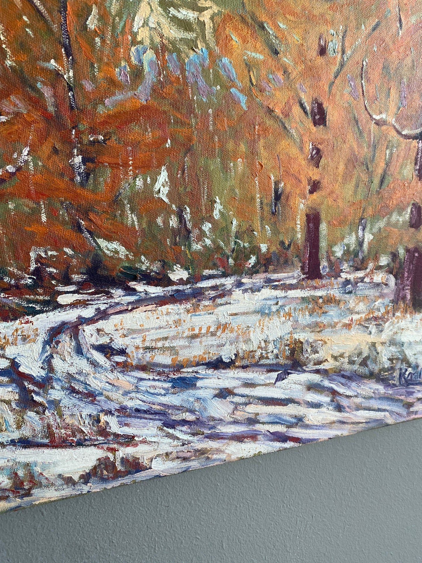 First Snow by Keith Mallaby