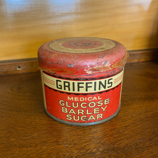 Griffins Glucose Barley Sugar Vintage Tin