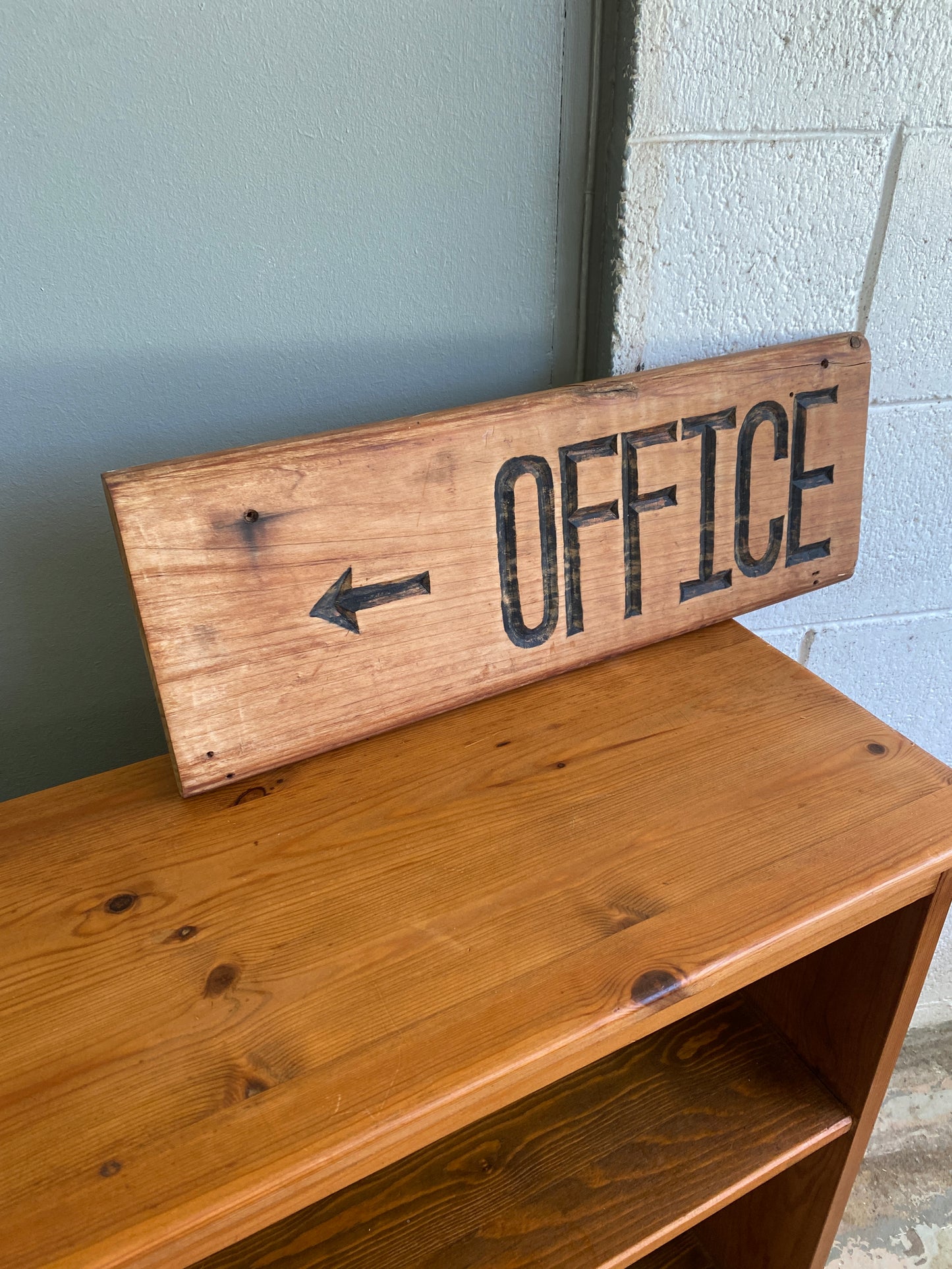 Hand Made 'Office' Sign