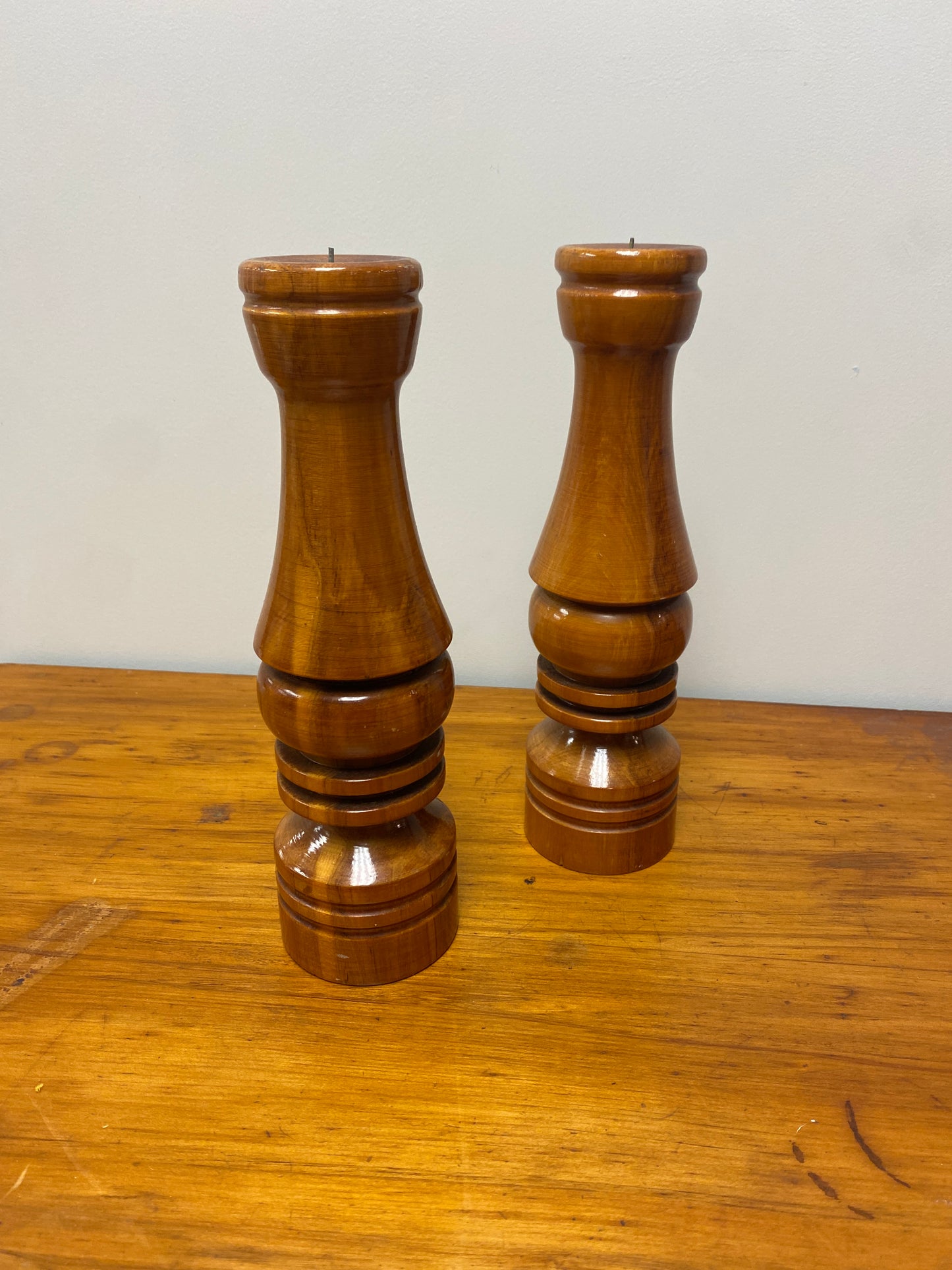 Hand Turned Candle Holders (Large)
