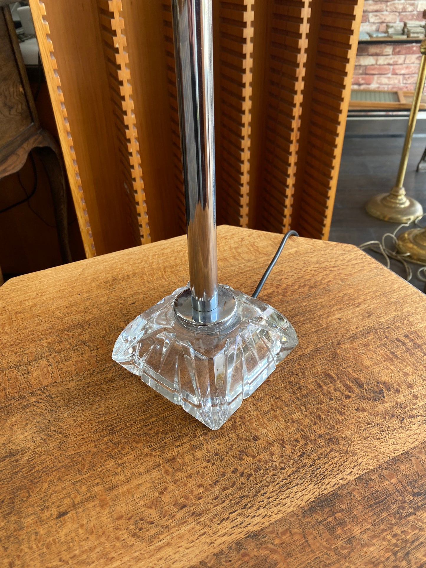 Handmade Vintage Art Deco Style Lamp by Ken Percy