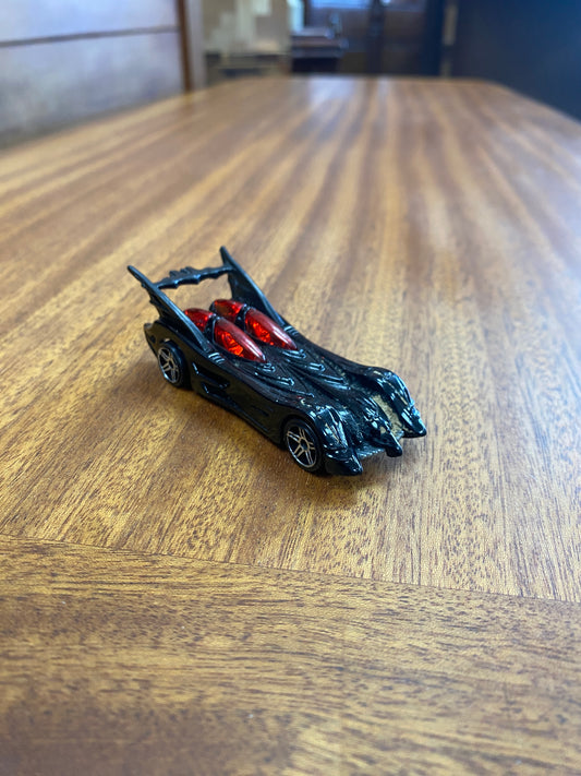Hot Wheels Batmobile Black B3540 Red Windshields