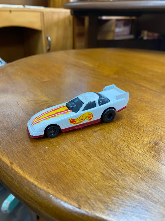Hot Wheels 1993 Funny Car White and Red Dragster 1:64 Diecast