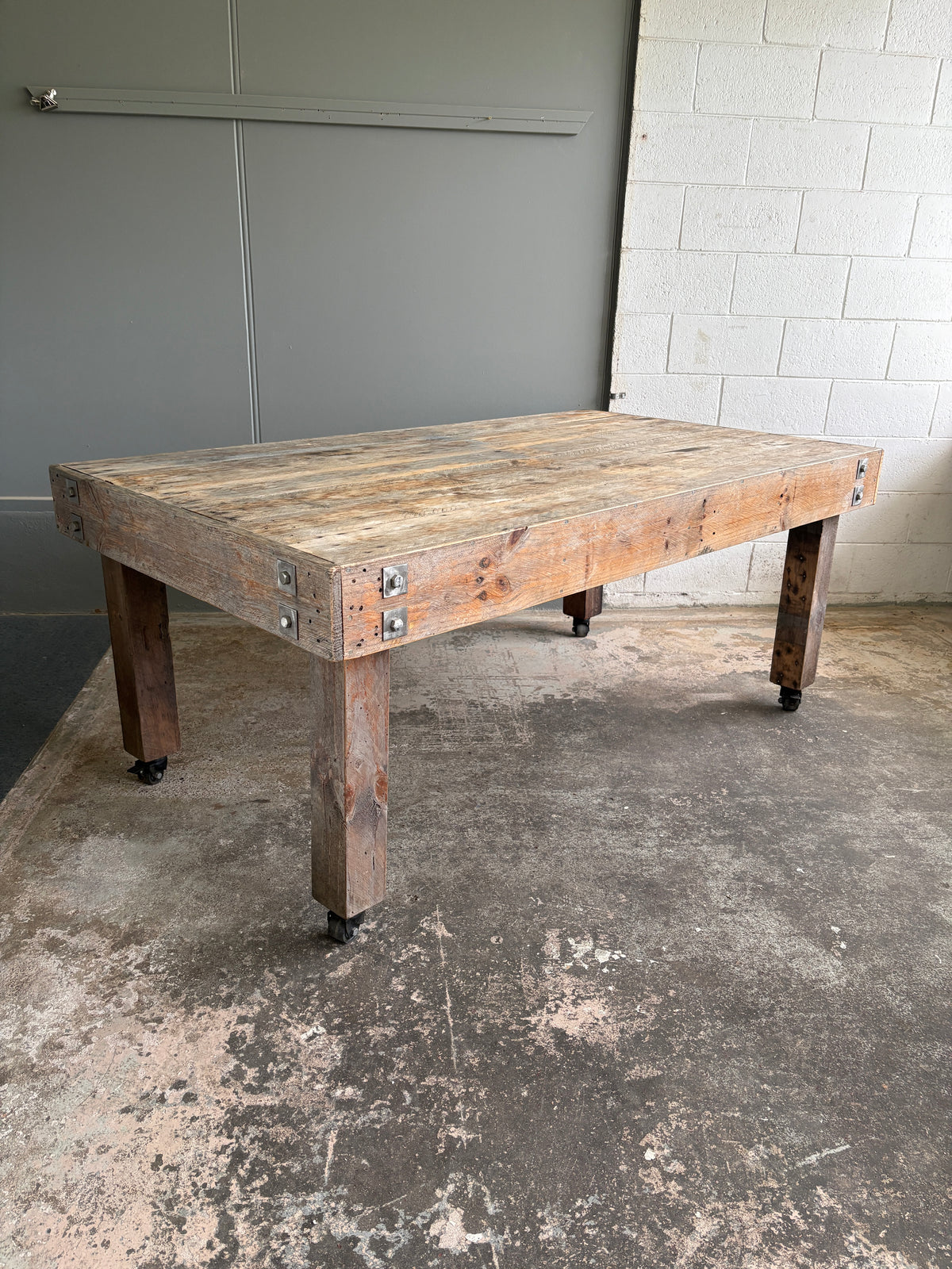 Industrial Style Reclaimed Dining Table