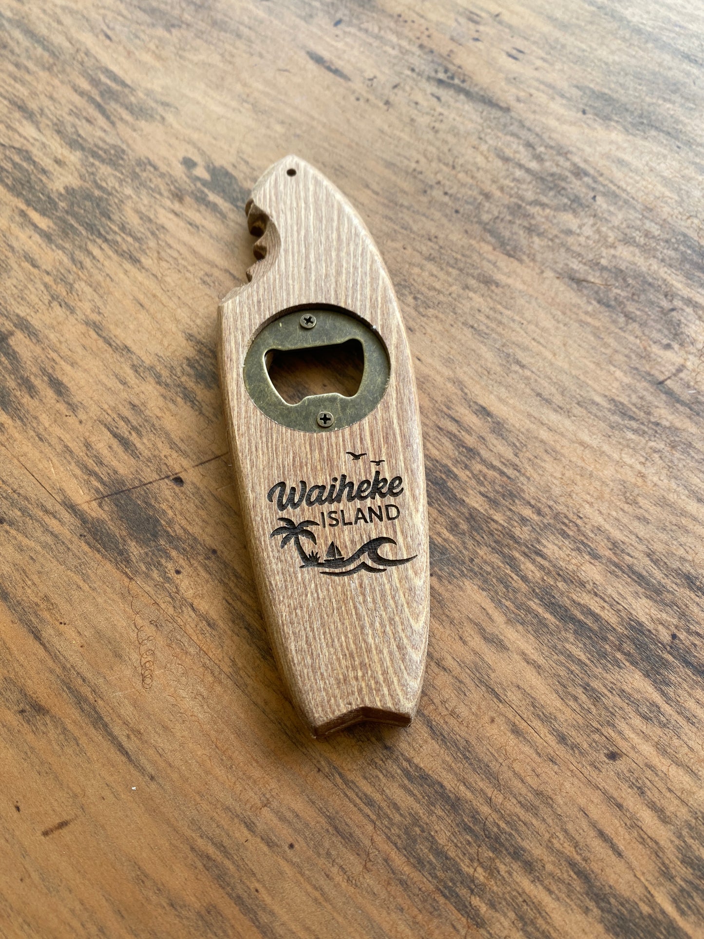 * Limited Edition * Retro Waiheke Island Surfboard Bottle Opener