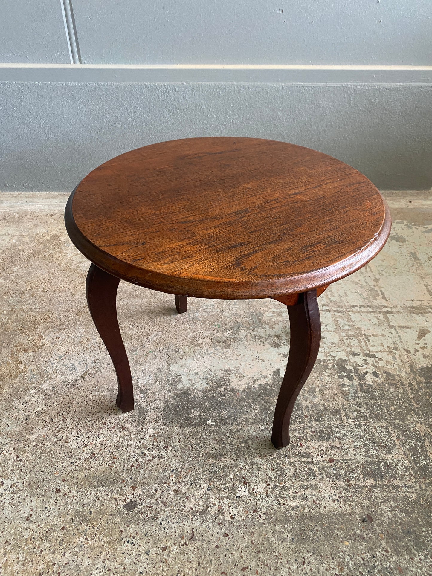 Louis XV Style Oak Side Table
