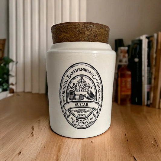 Original Earthenware Sugar Jar