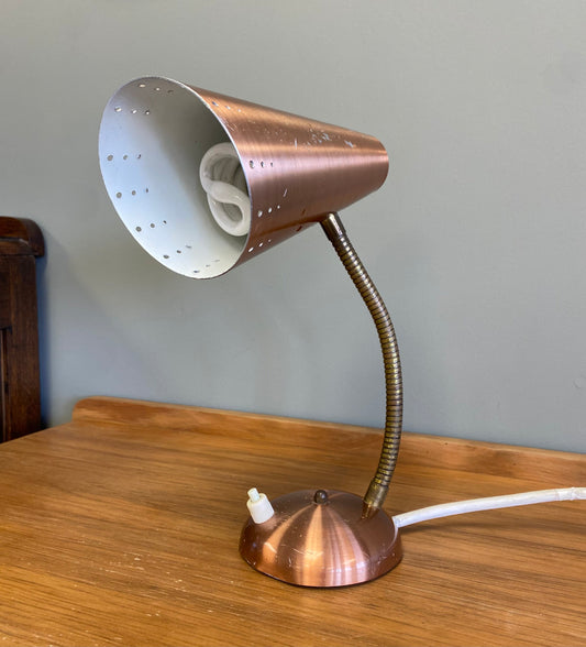 Original 'Rose Gold' Colour Retro Desk Lamp