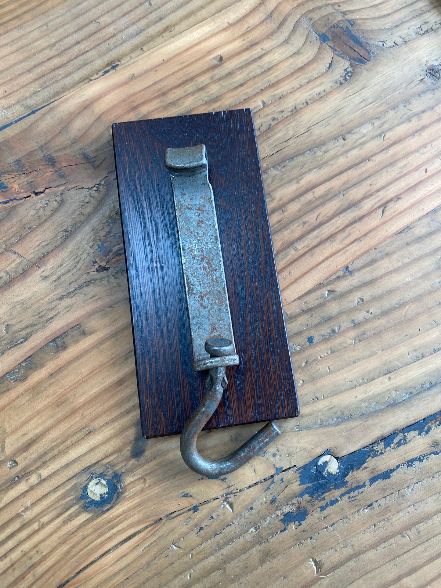 Reclaimed American Oak Dark Coat Hook