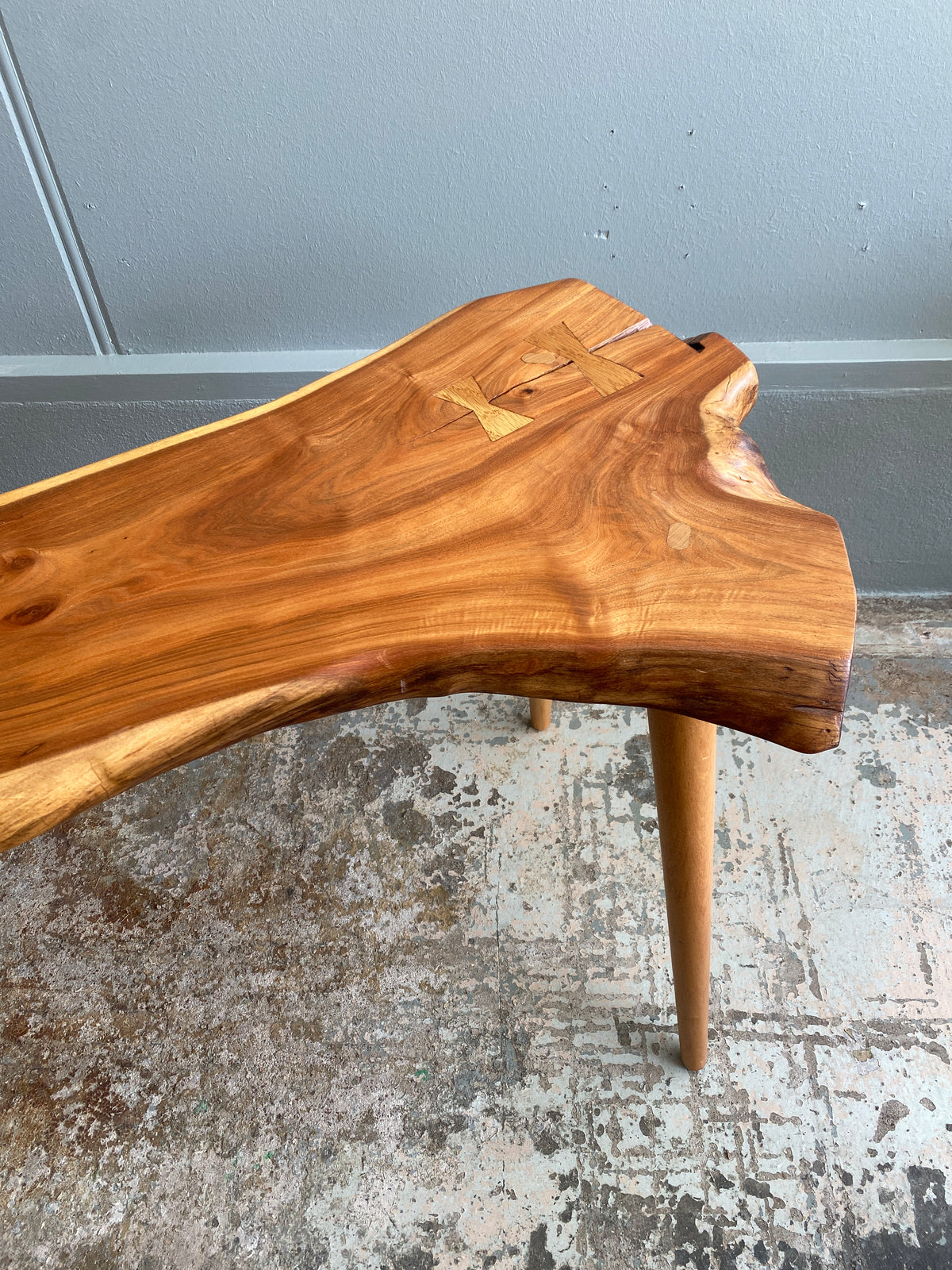 Reclaimed Black Walnut Custom Hall Table