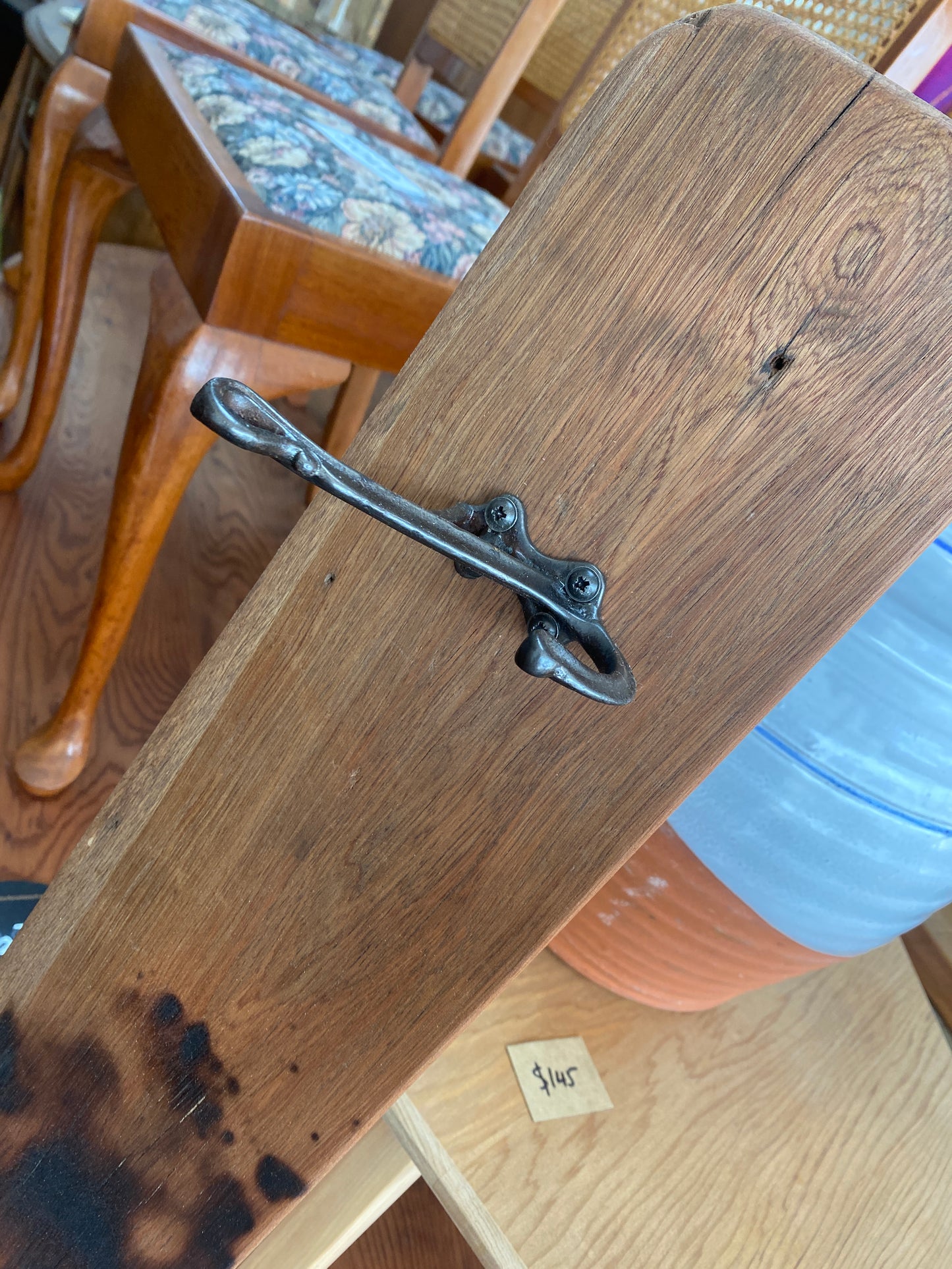 Reclaimed Coat Rack by Jason