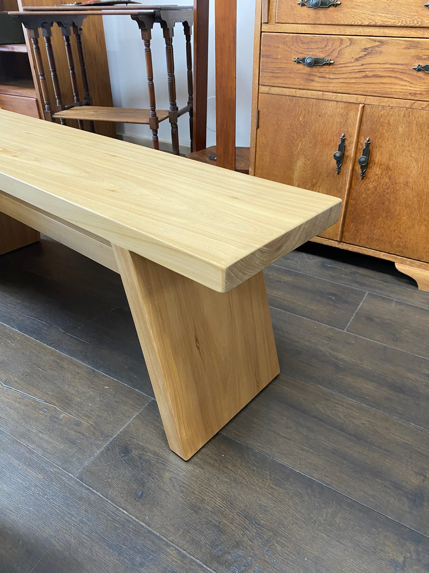 Reclaimed Fijian Kauri Hall Bench