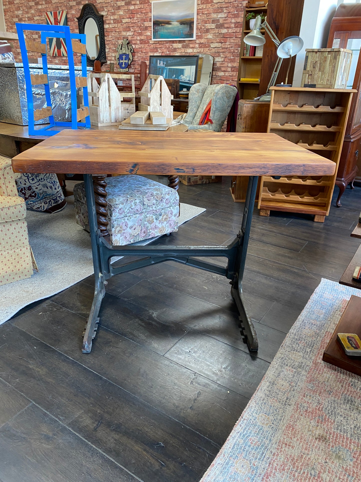 Reclaimed Oregon Industrial Workstation