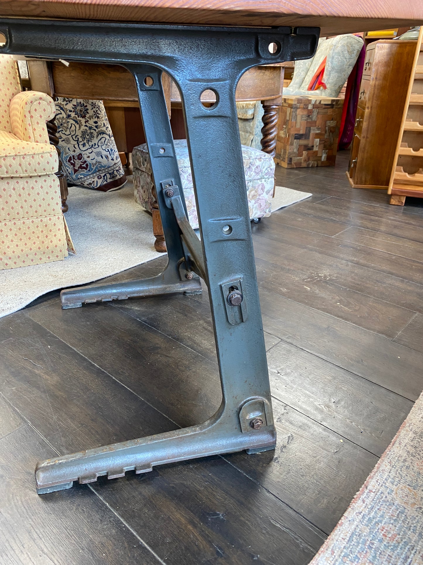 Reclaimed Oregon Industrial Workstation