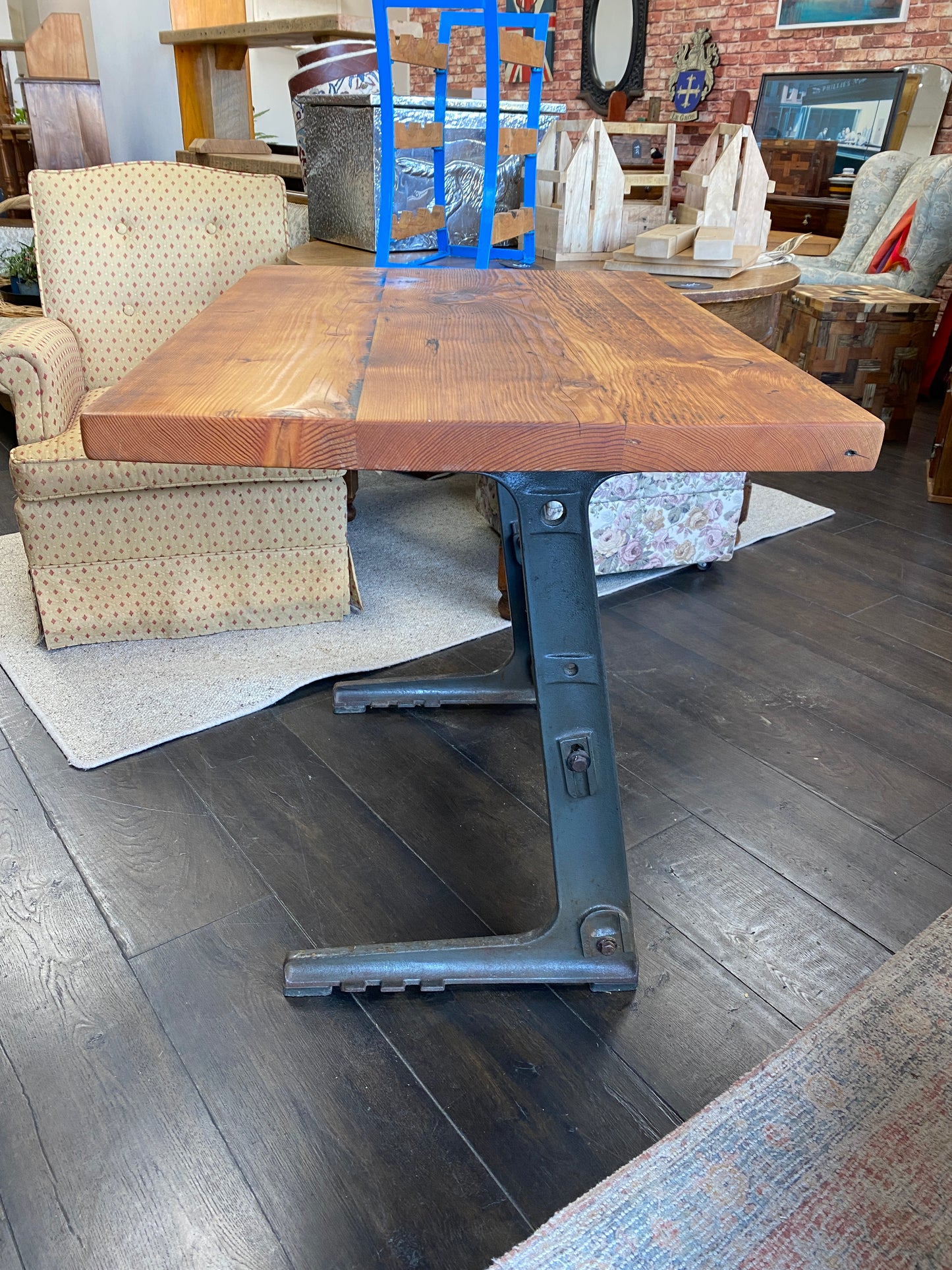 Reclaimed Oregon Industrial Workstation