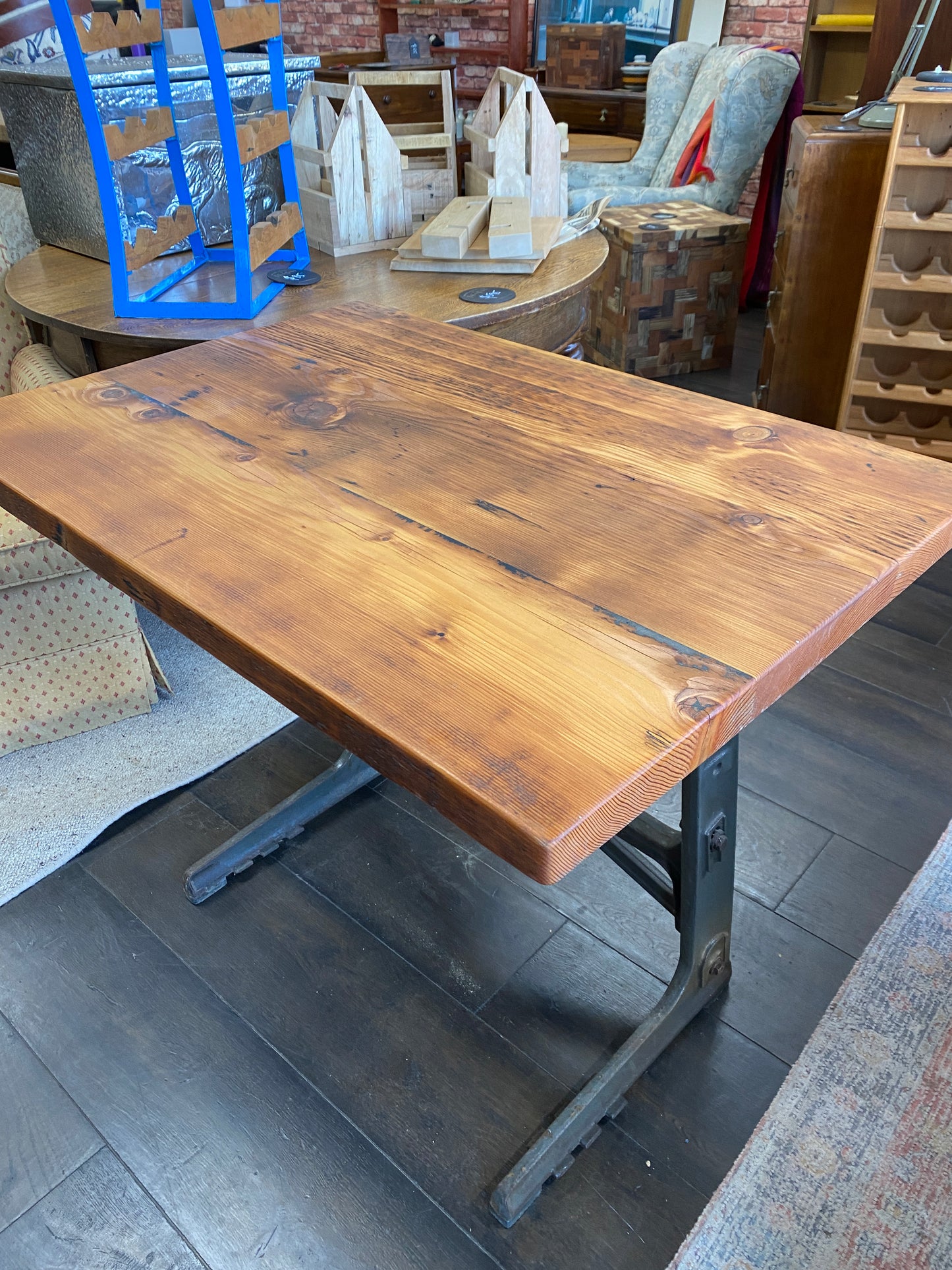 Reclaimed Oregon Industrial Workstation