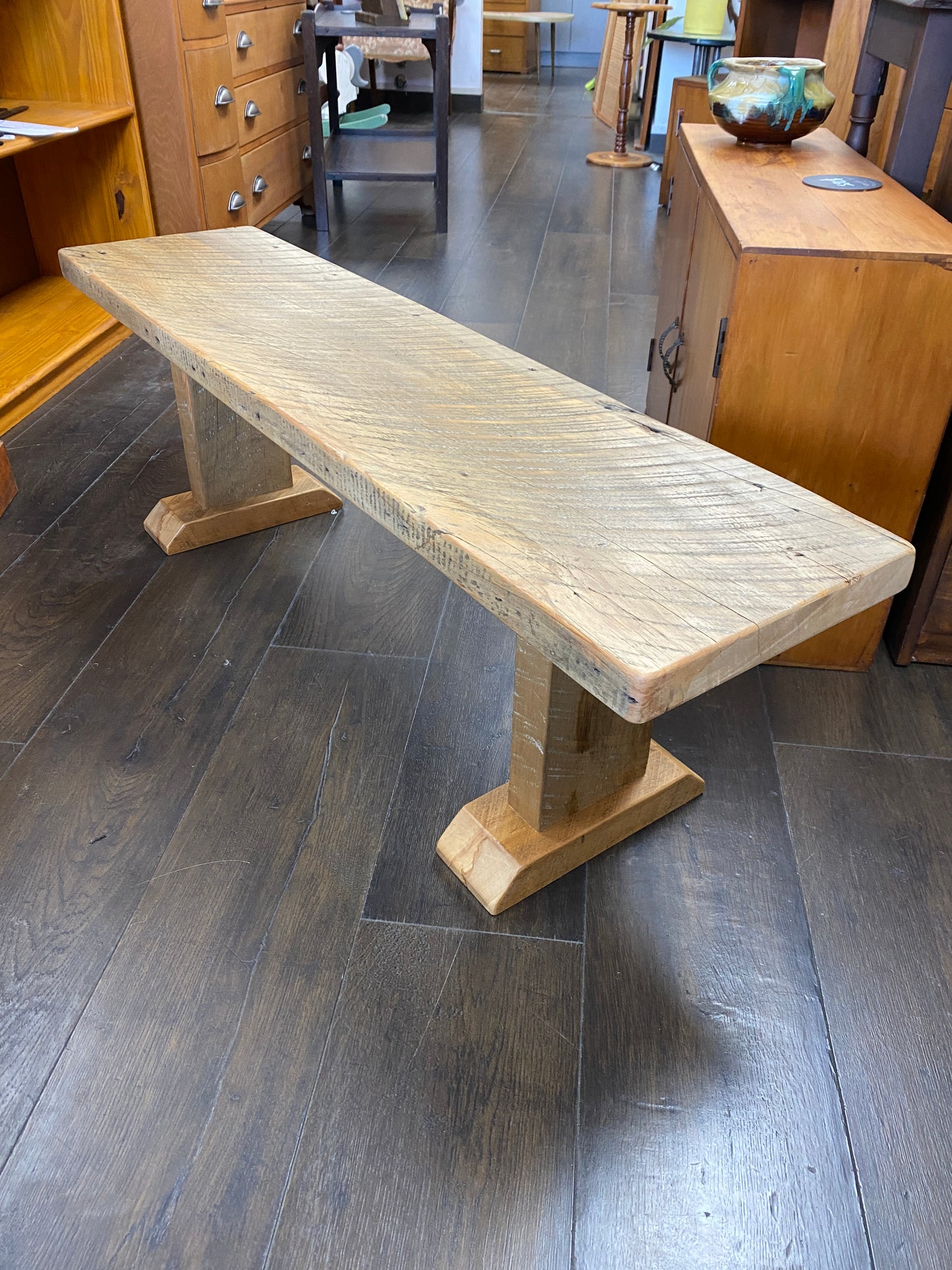 Reclaimed Rimu Hall Bench