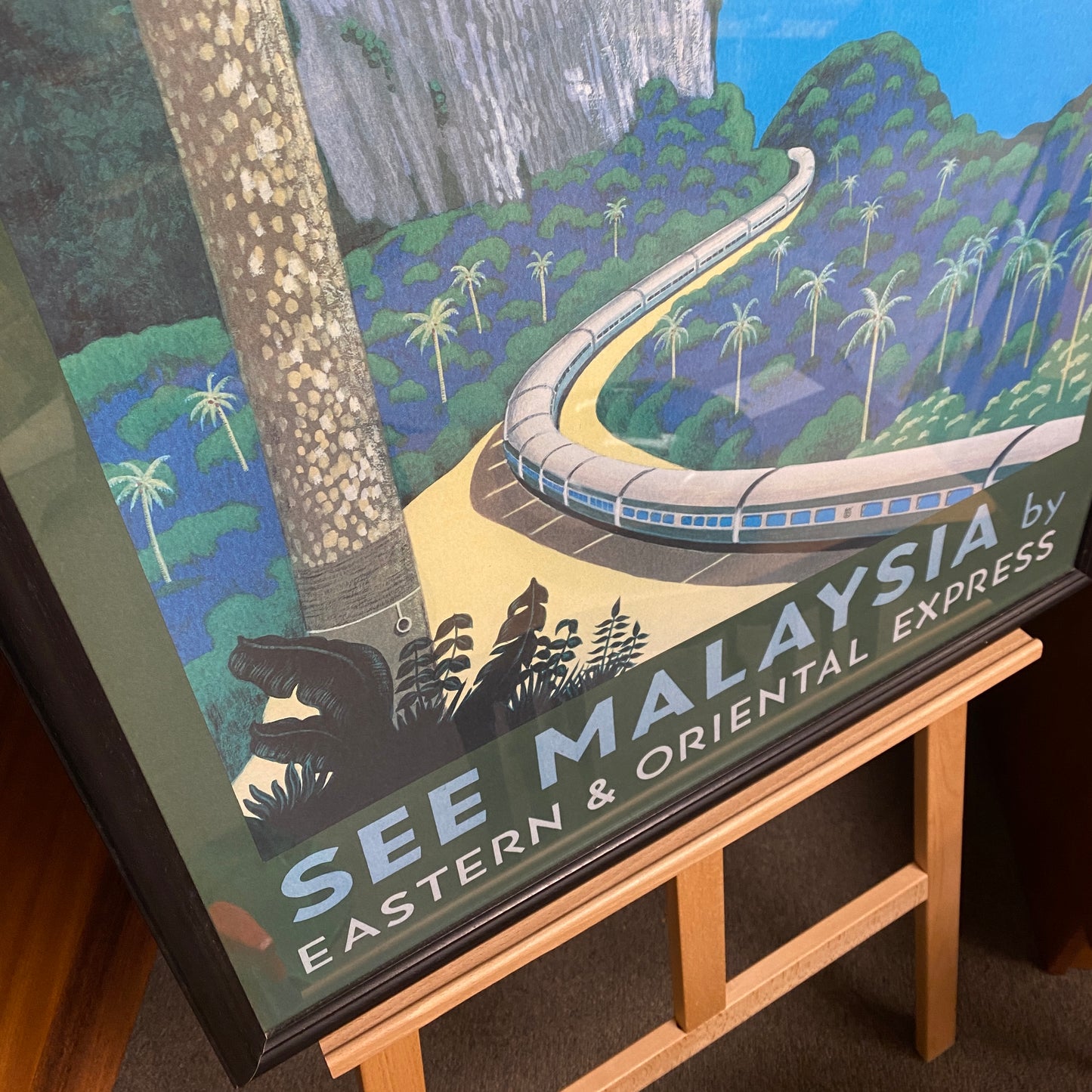 Retro Penang Travel Poster
