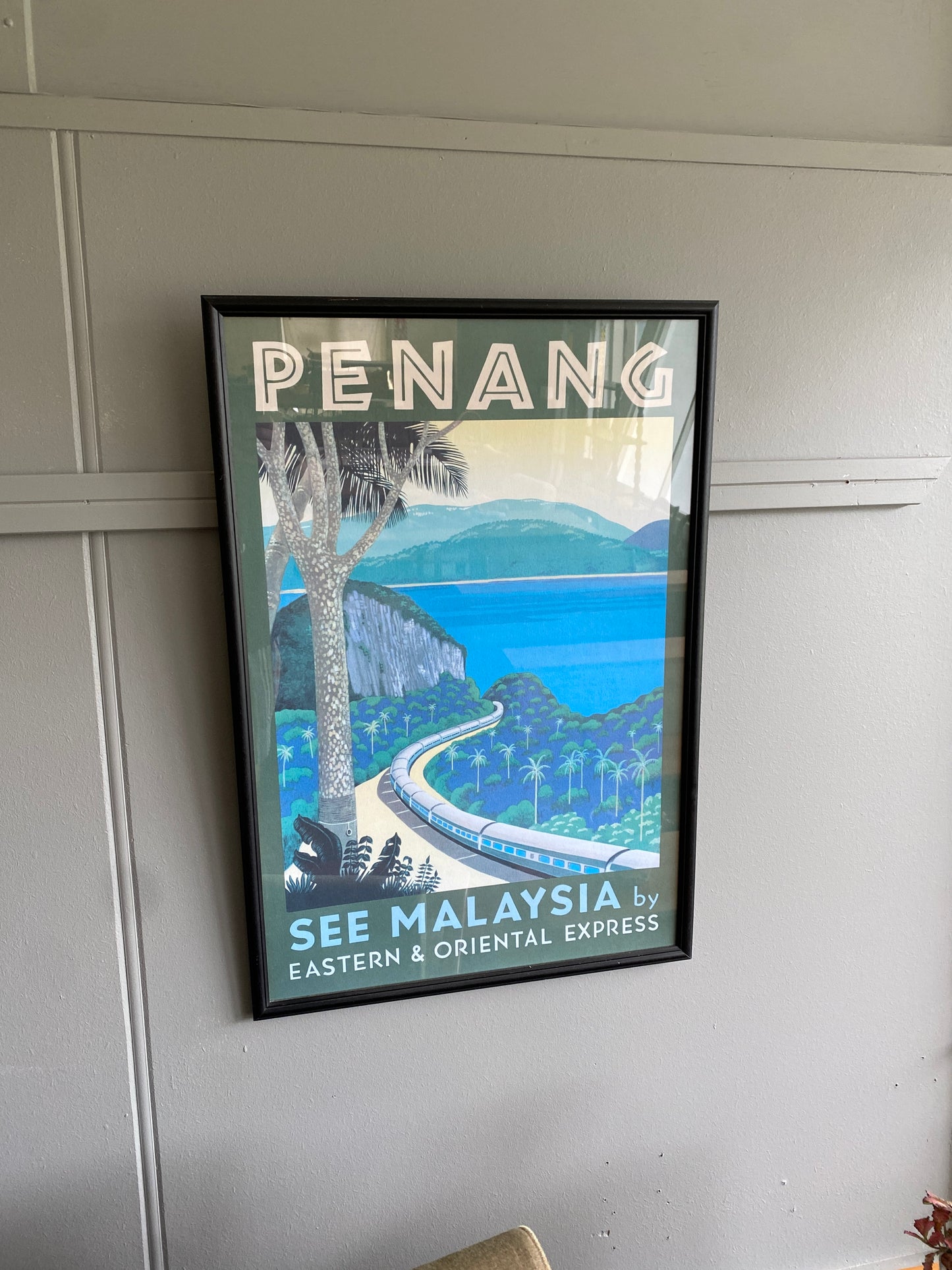 Retro Penang Travel Poster
