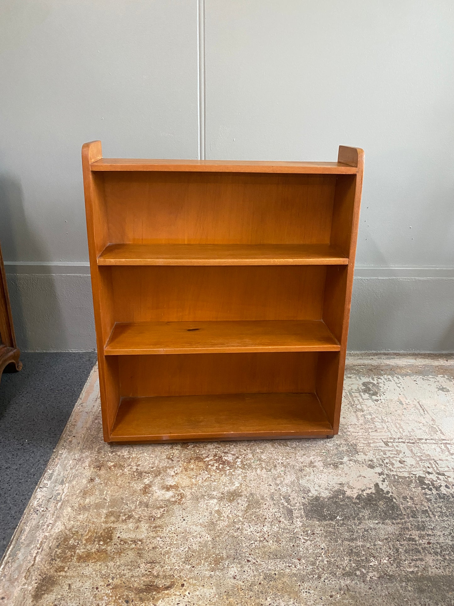 Retro Rimu Angled Bookcase